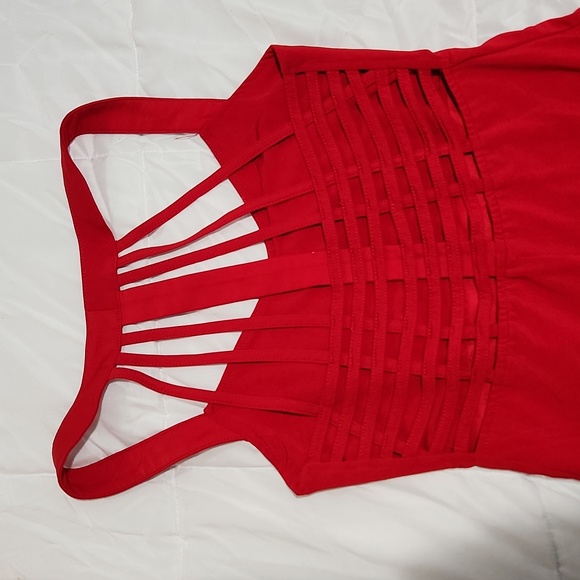 Tobi red mini dress - Picture 2 of 2